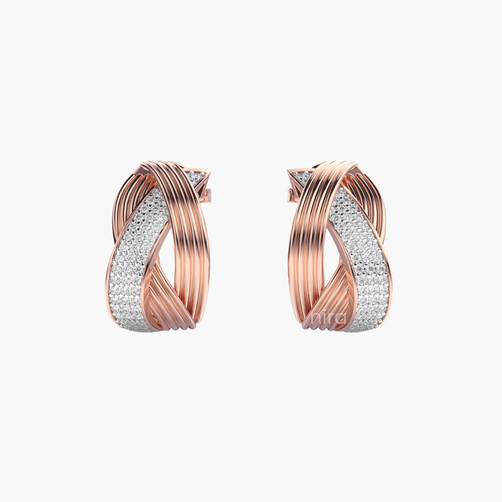 Tied Harmony Cluster Diamond Studs