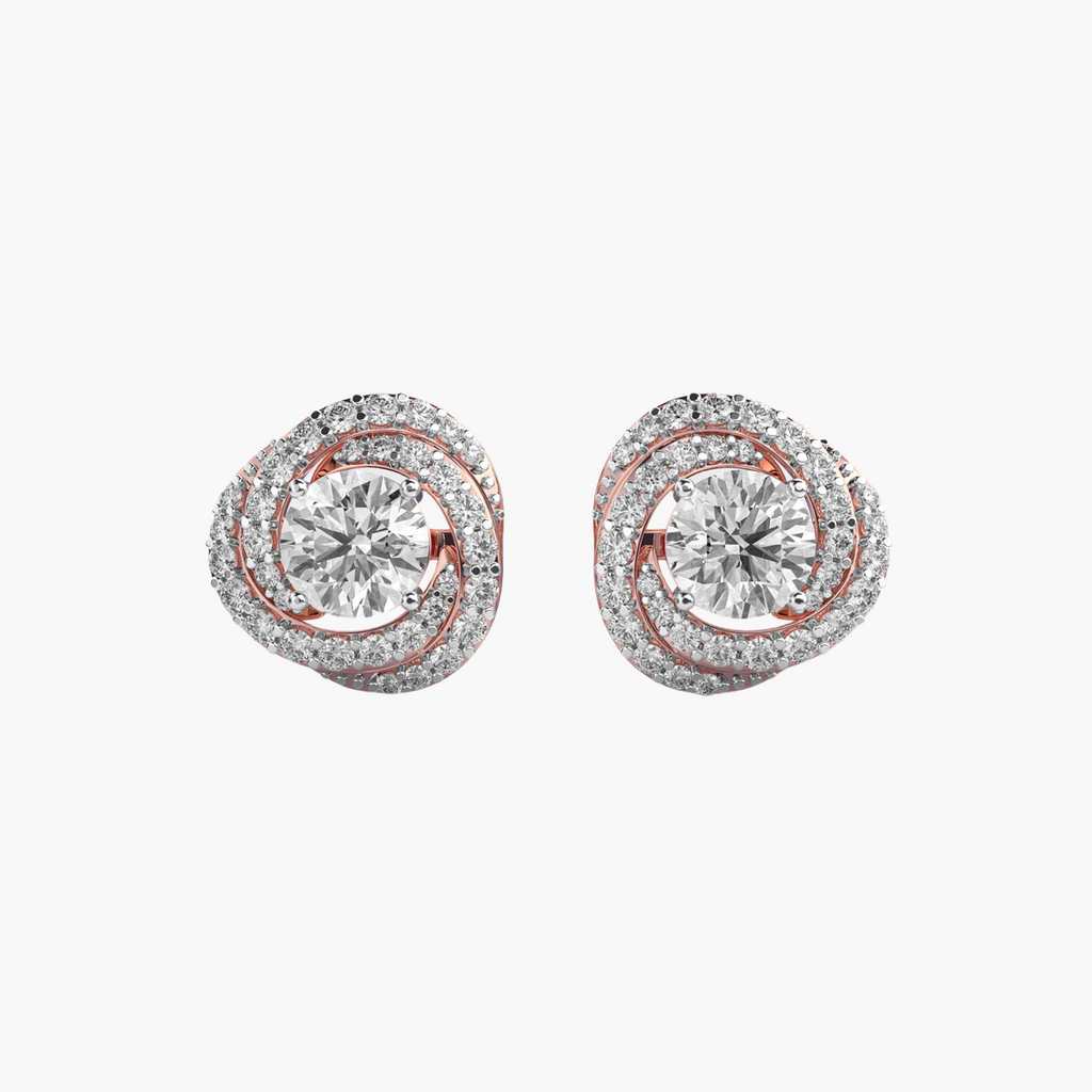 Galaxy Twist Solitaire Studs