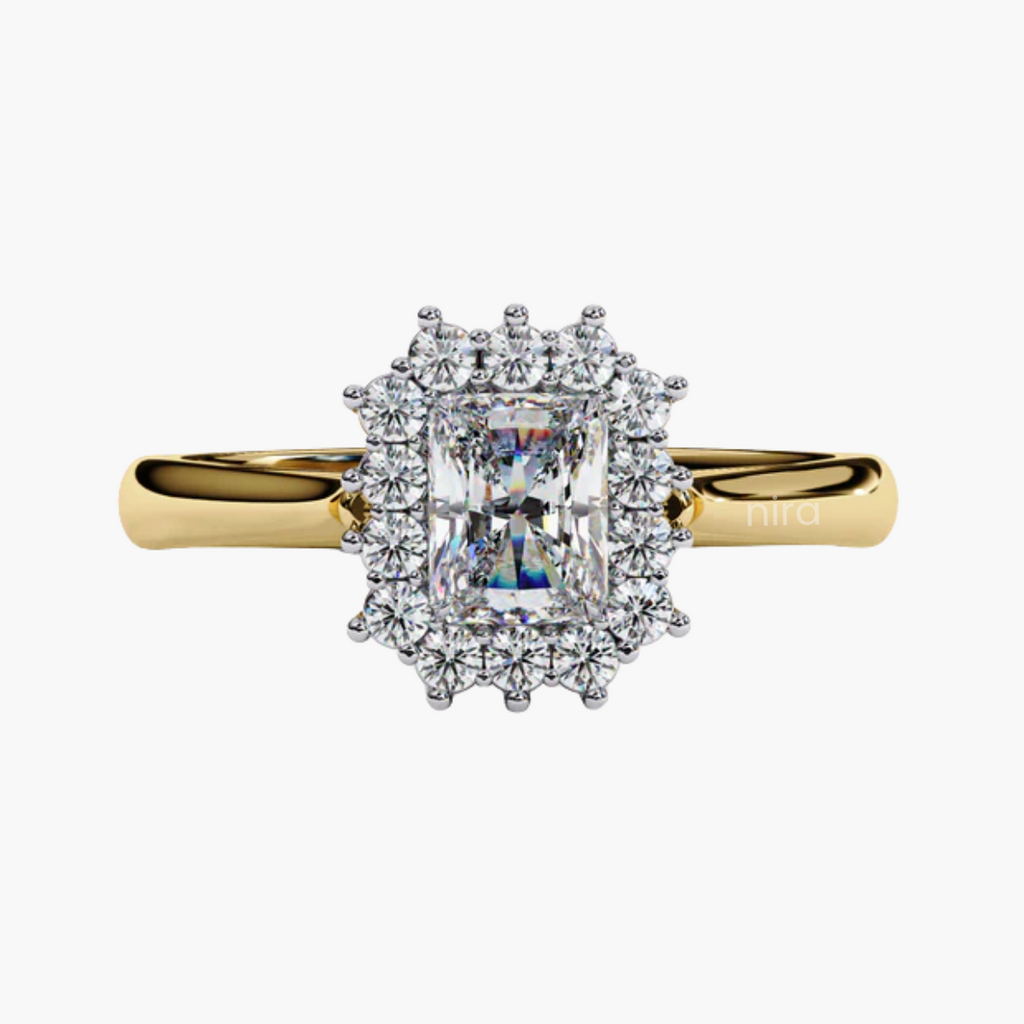 Halo Radiant 1.1 ct Ring