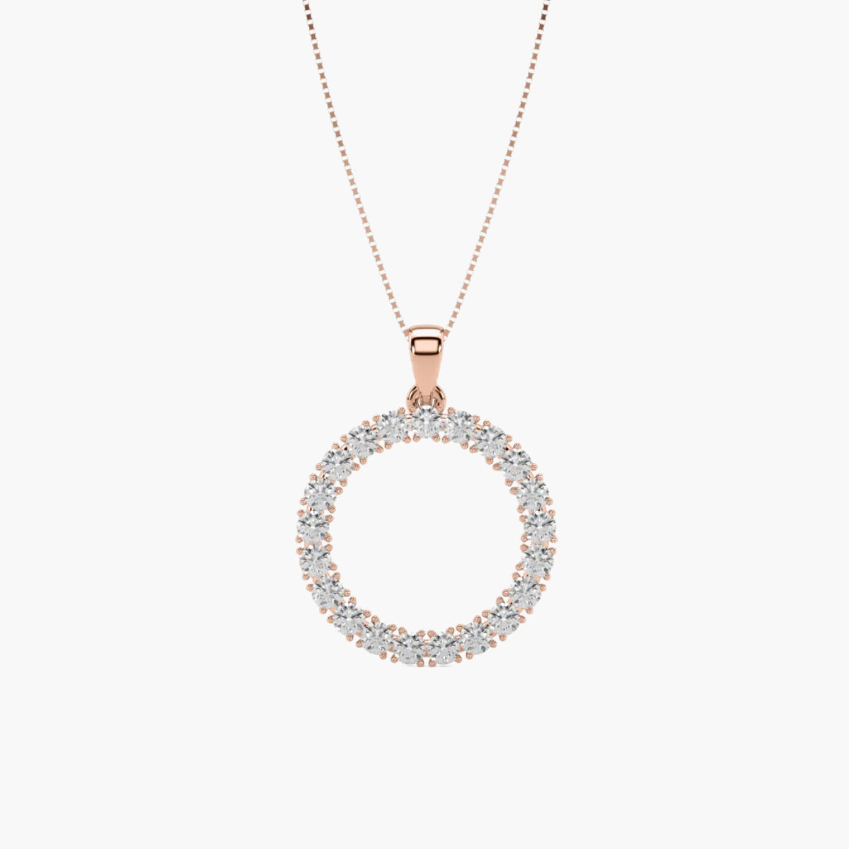 Orbit Charm Circle Pendant