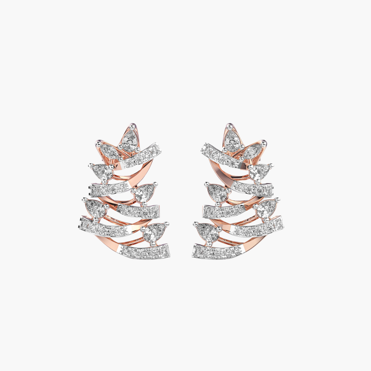 Cascade Lead Diamond Earrings