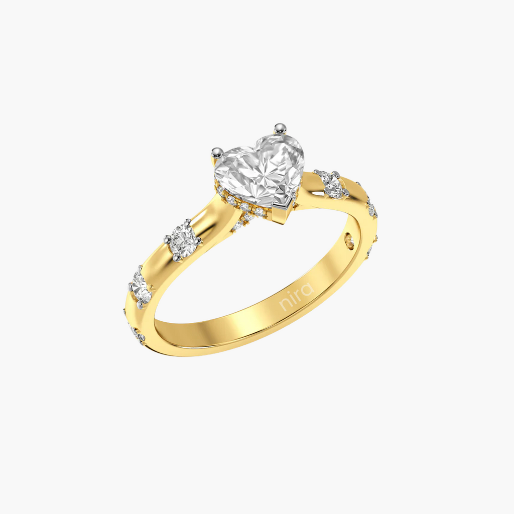 Heartbeat 1.5 ct Heart Solitaire Ring