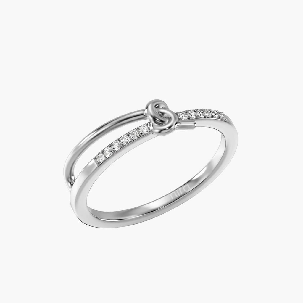 Knot Promise 0.06 ct Ring