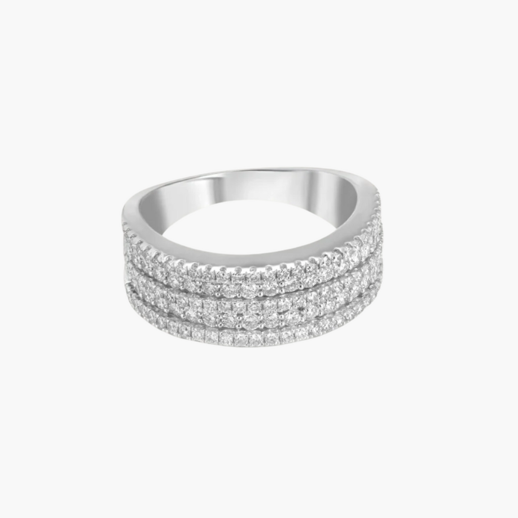 Brilliance Triple Row 1 ct Band
