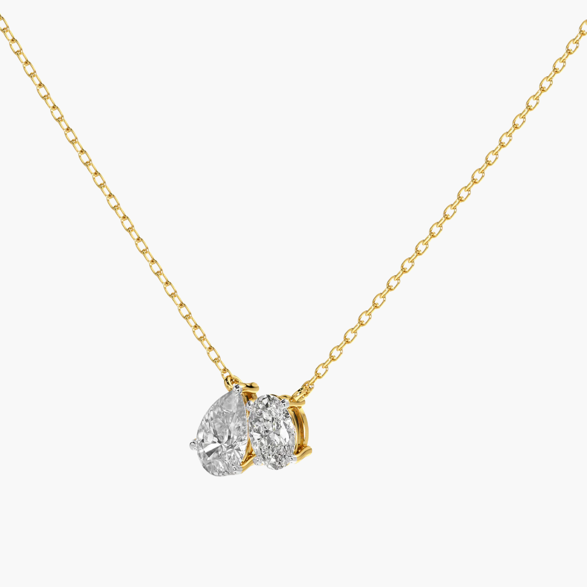 Gemini Duo Stone Pendant