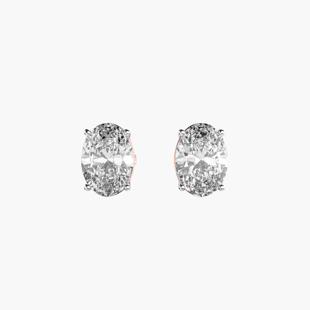 Elegance Oval Solitaire Studs