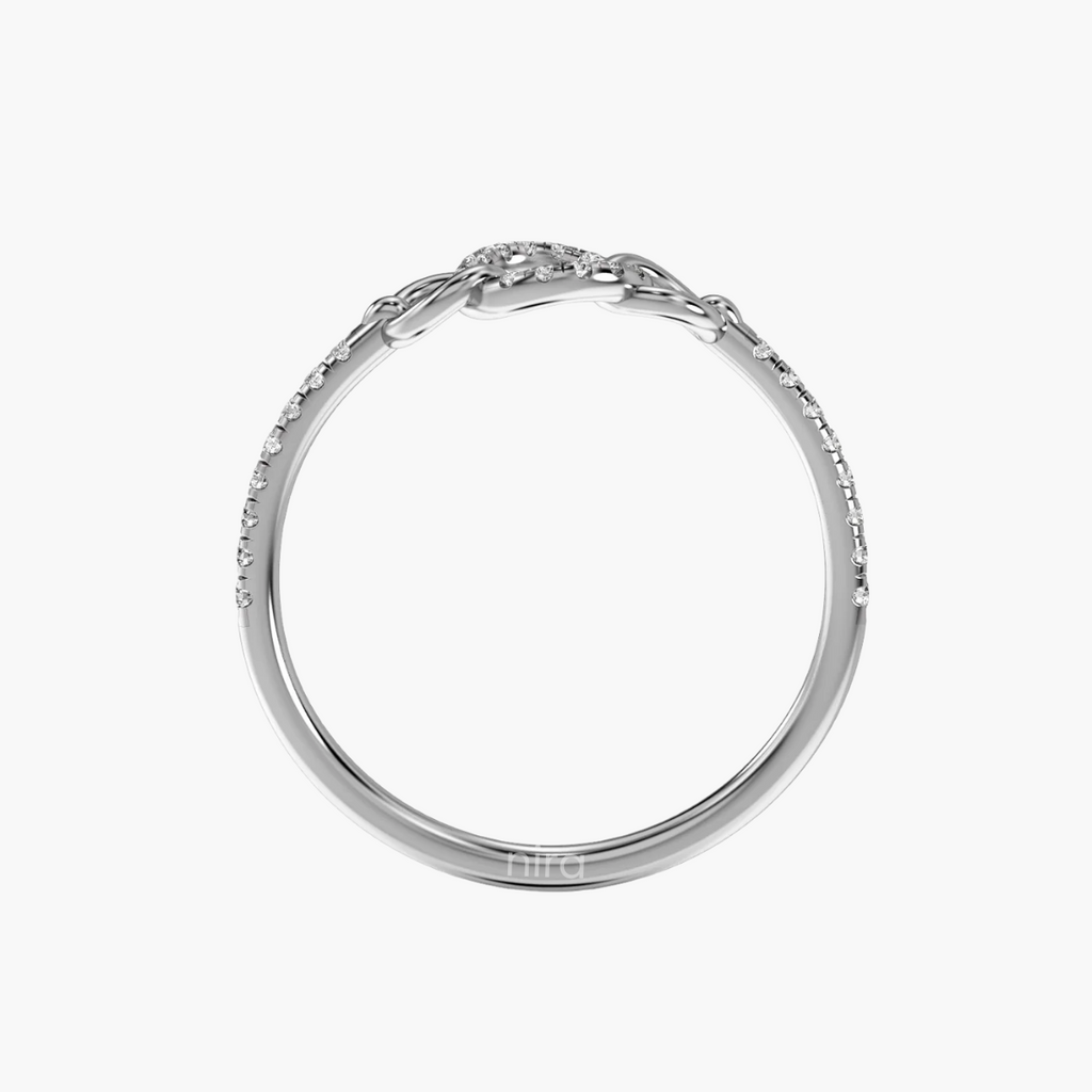 Infinity Link 0.13 ct Ring