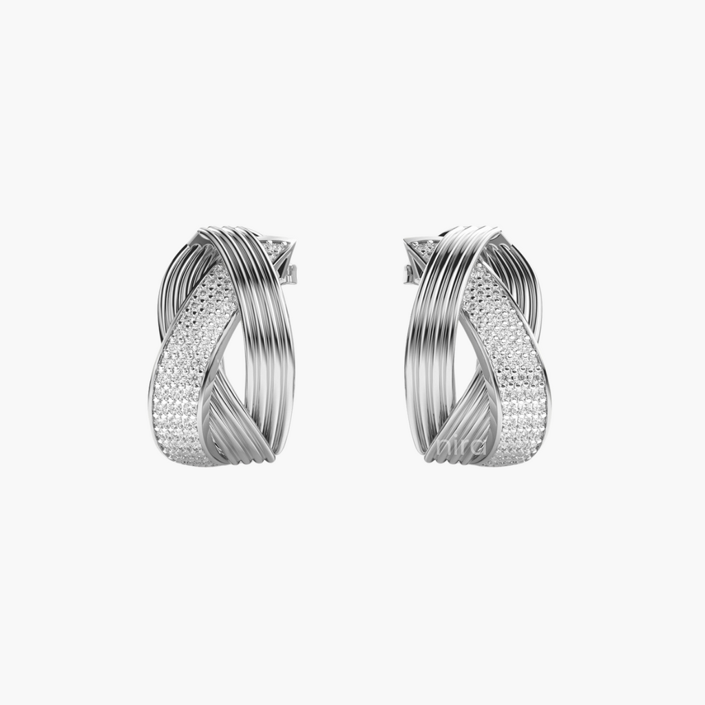Tied Harmony Cluster Diamond Studs