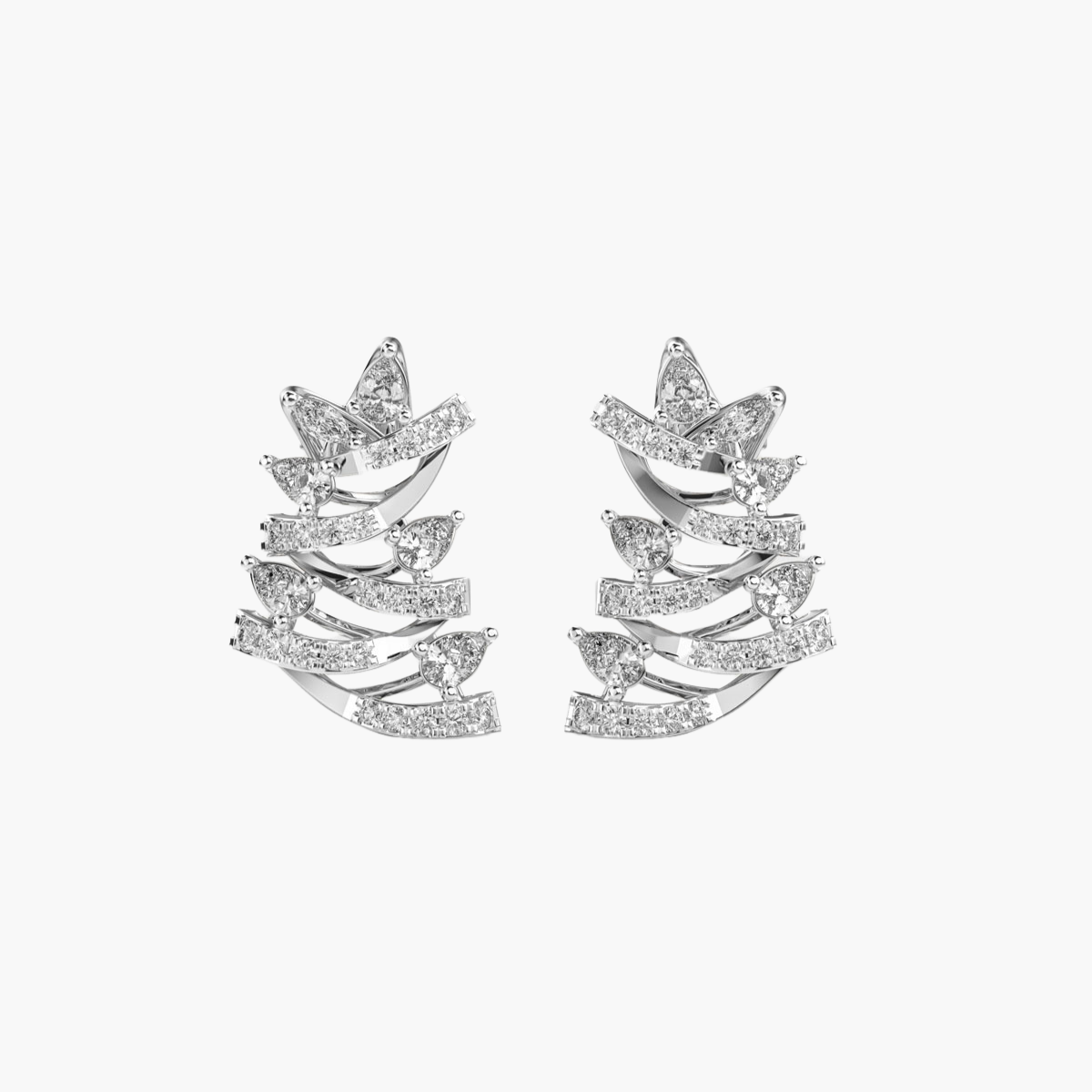 Cascade Lead Diamond Earrings