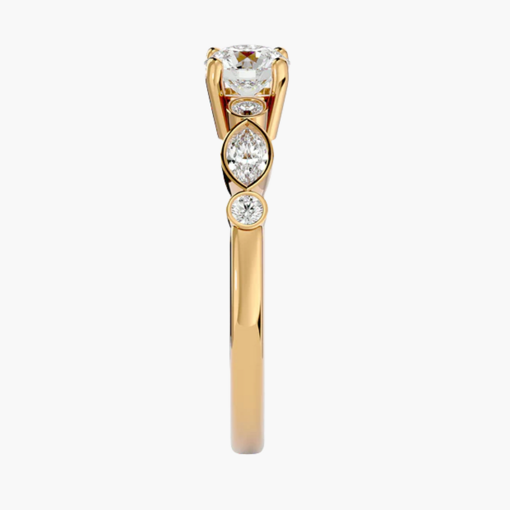 Fusion Marquise Cluster 0.92 ct Ring