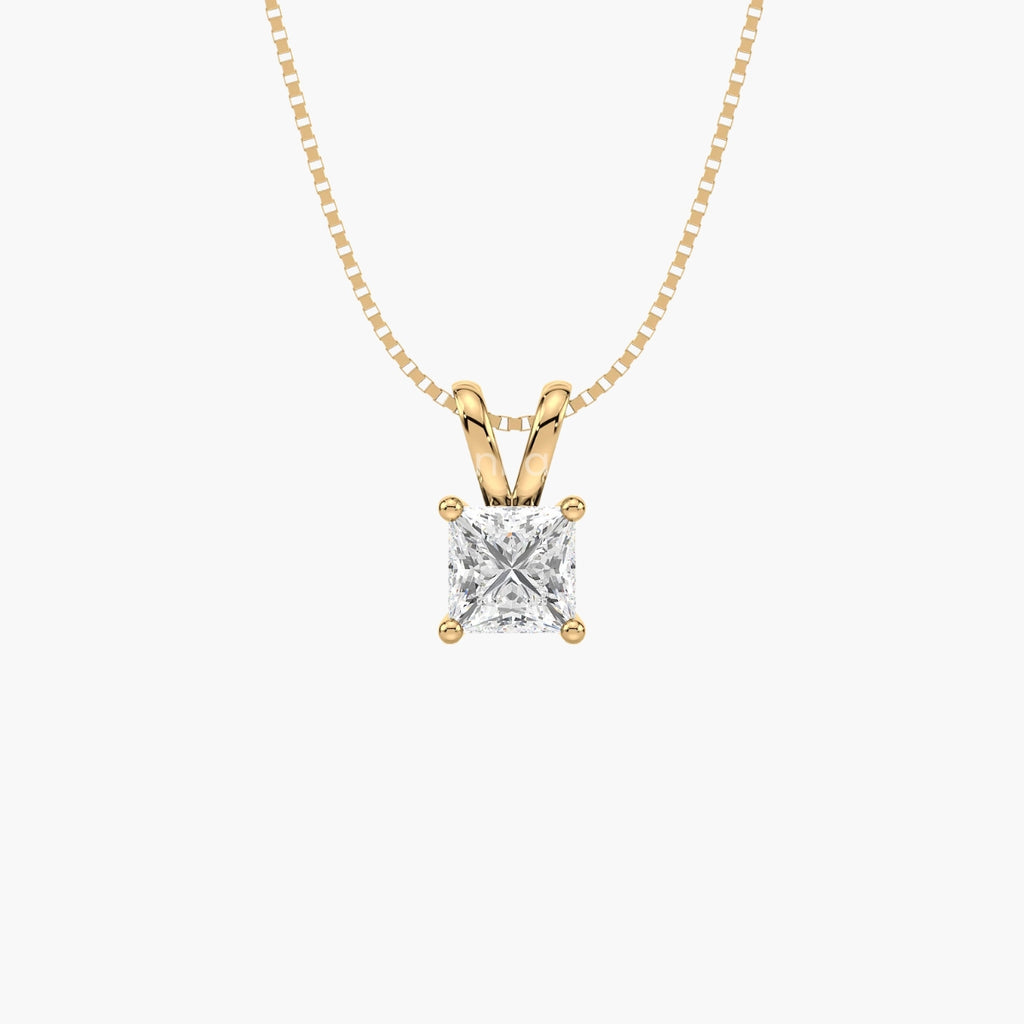 Crowned Princess Solitaire Pendant