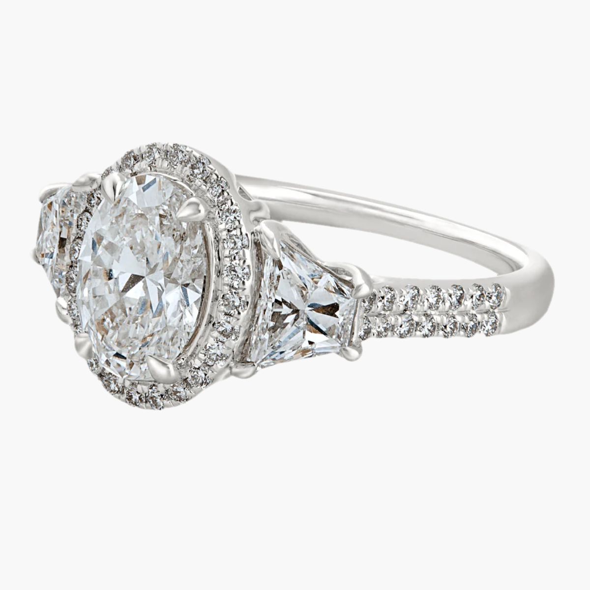 Majesty Oval 2 ct Solitaire Ring