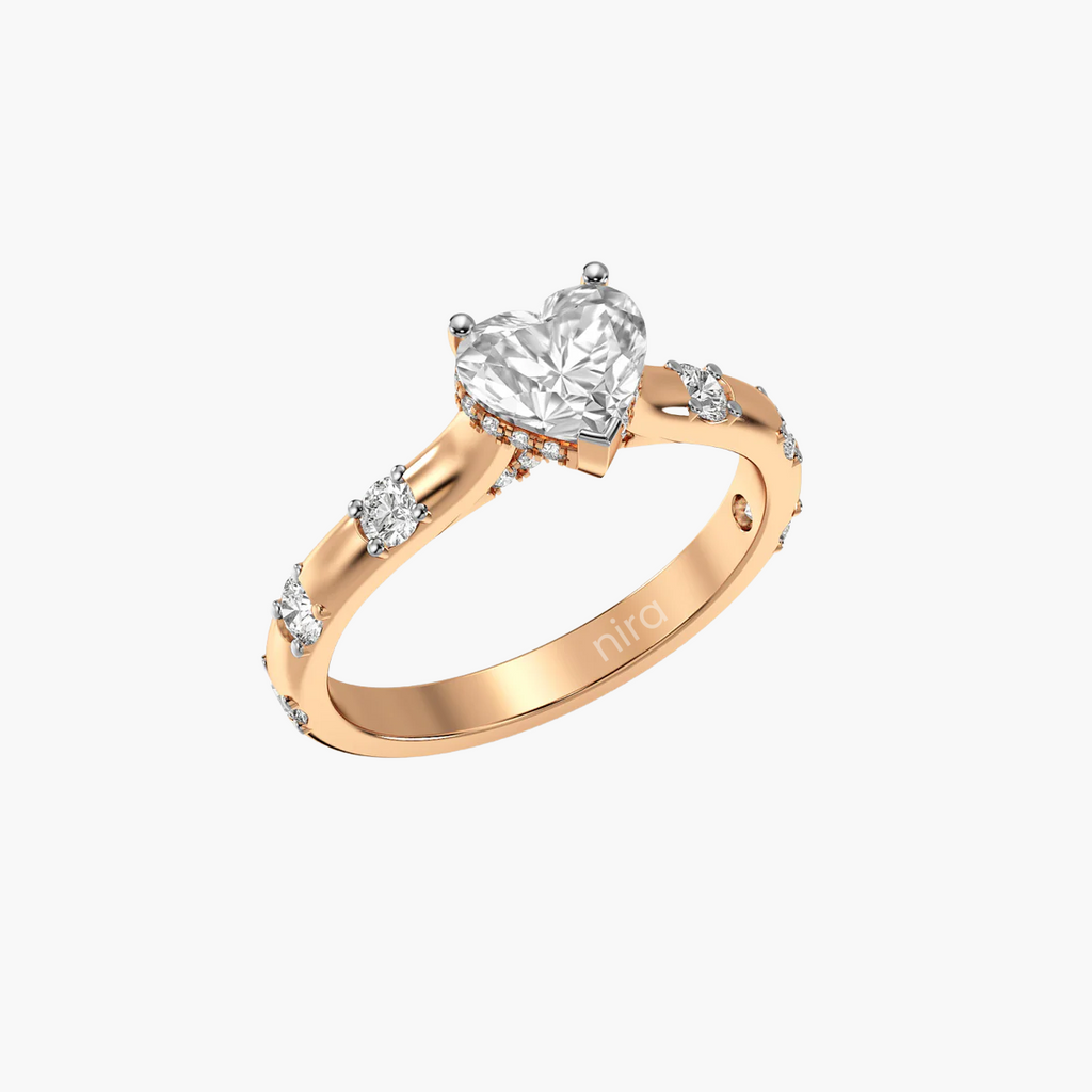 Heartbeat 1.5 ct Heart Solitaire Ring