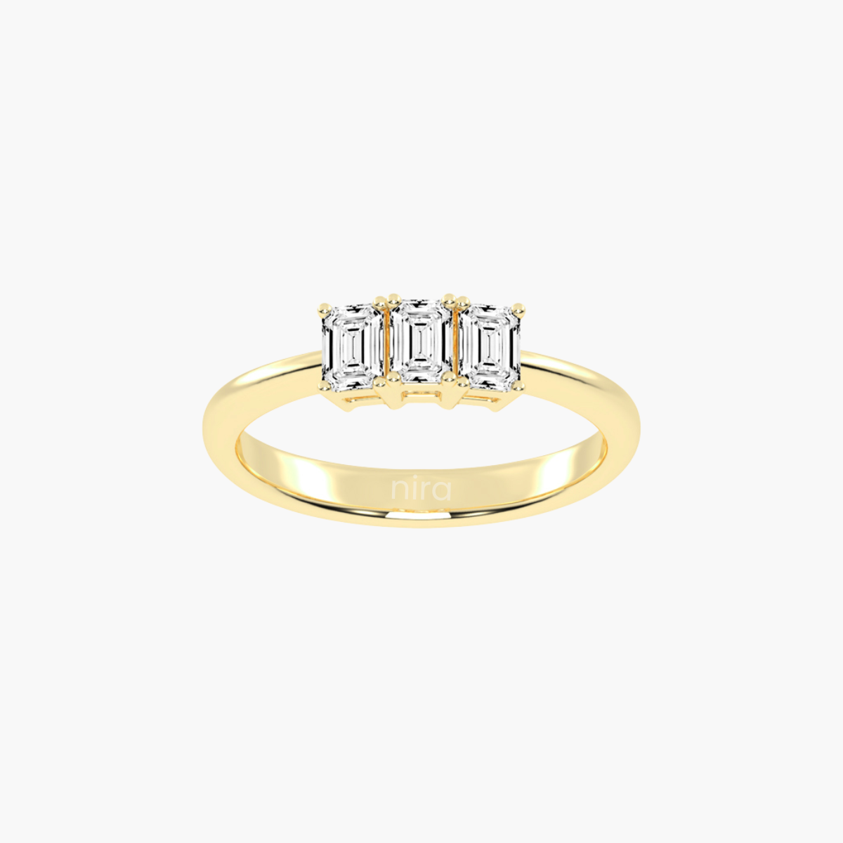 Emerald Trilogy 0.75 ct Ring