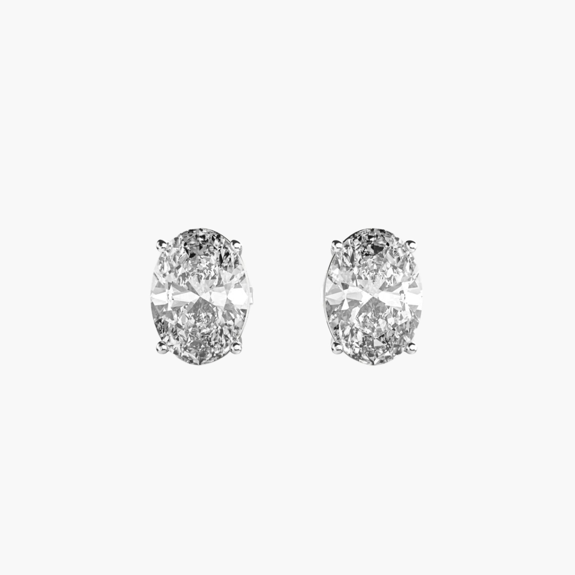 Elegance Oval Solitaire Studs