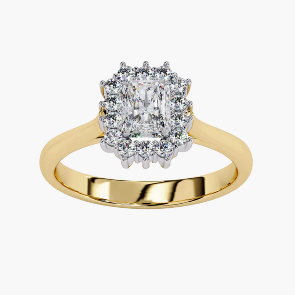 Halo Radiant 1.1 ct Ring