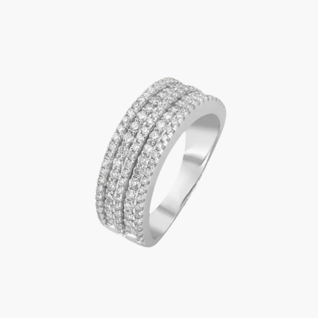 Brilliance Triple Row 1 ct Band