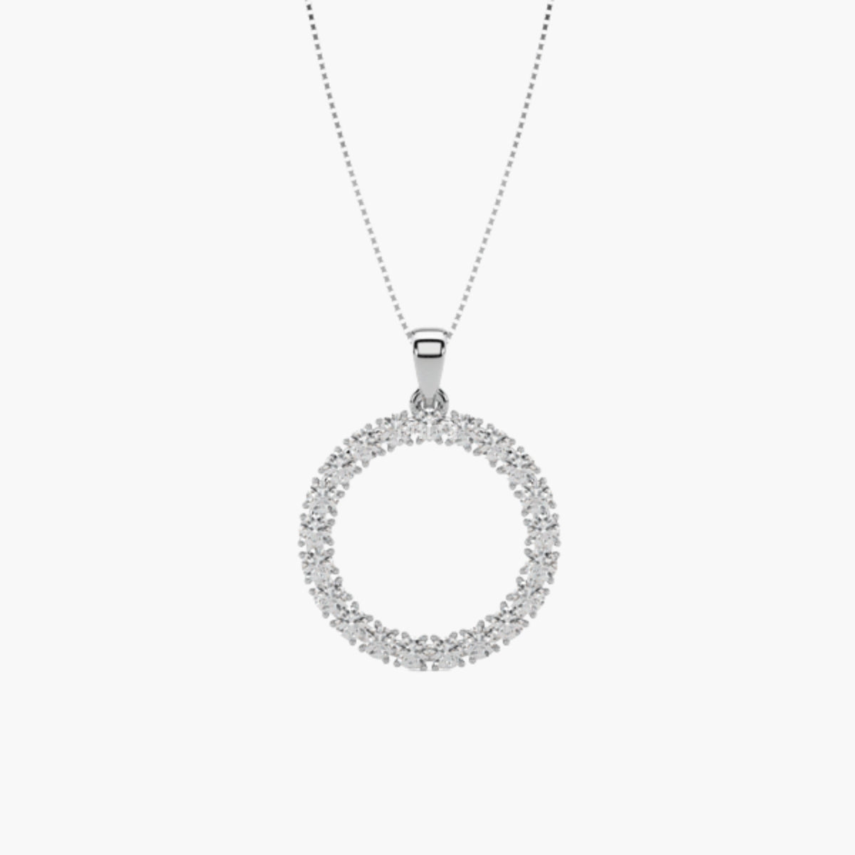Orbit Charm Circle Pendant