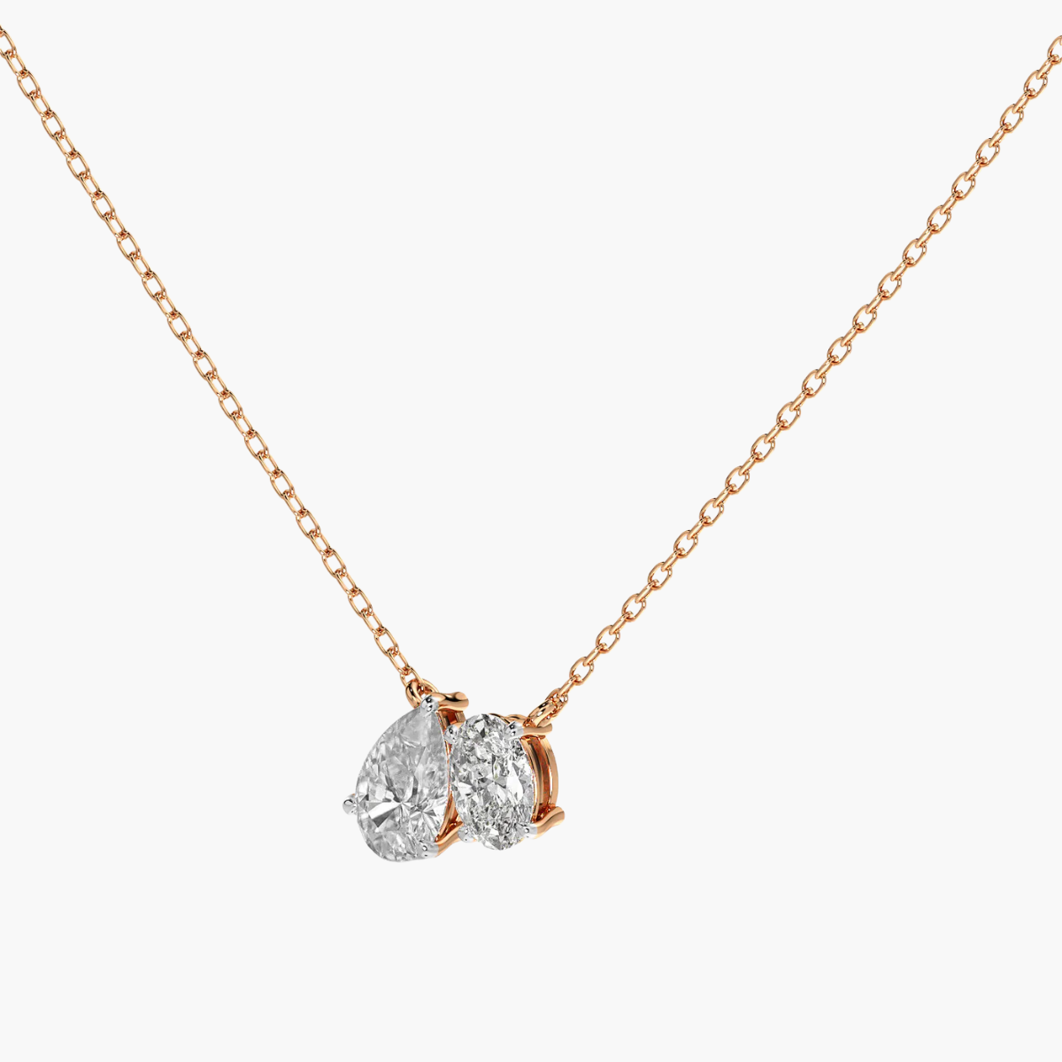 Gemini Duo Stone Pendant