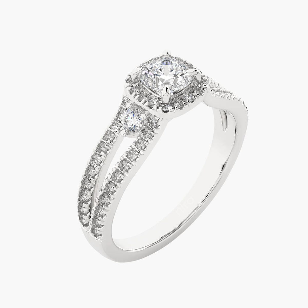 Seraph V-Curve Cushion Ring