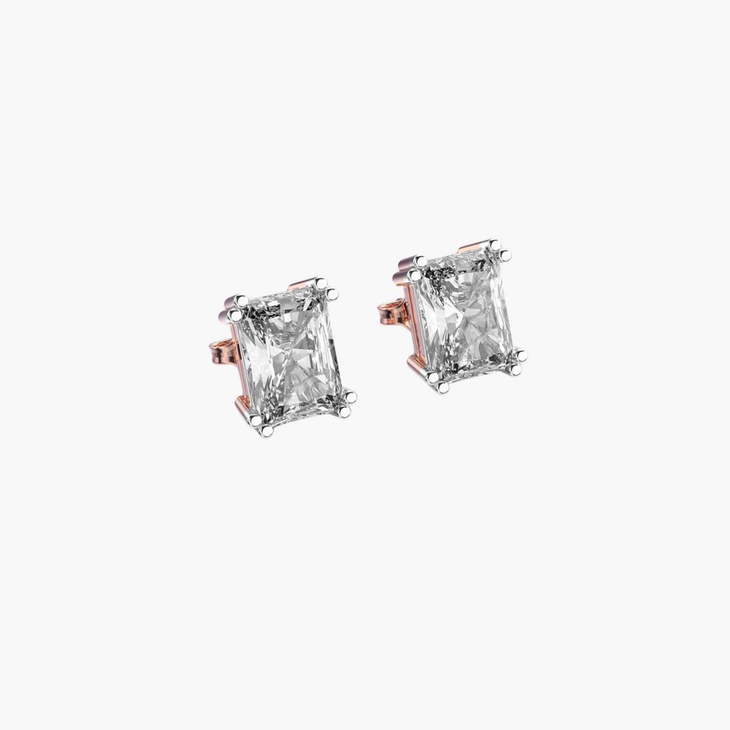 Radiant Aura Solitaire Studs