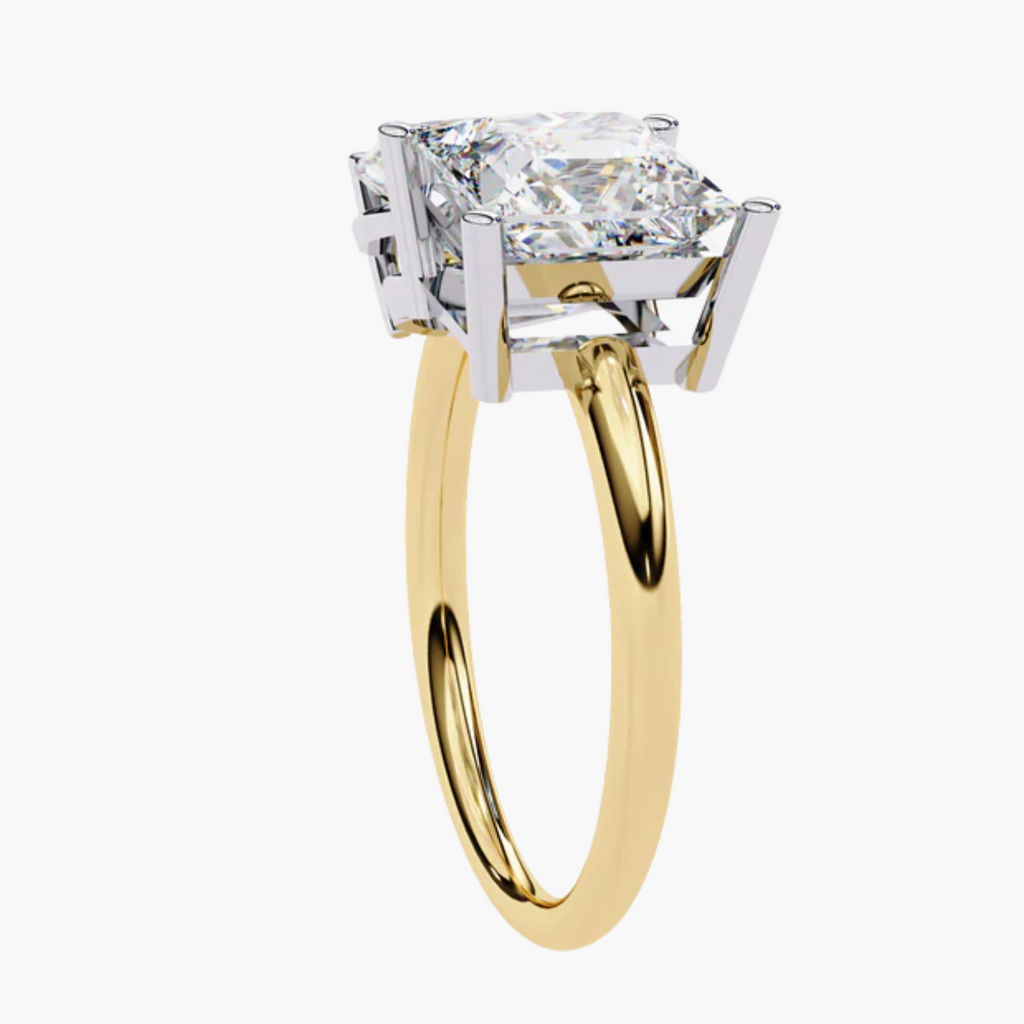 Harmony Pear & Princess 4 ct Toi et Moi Ring