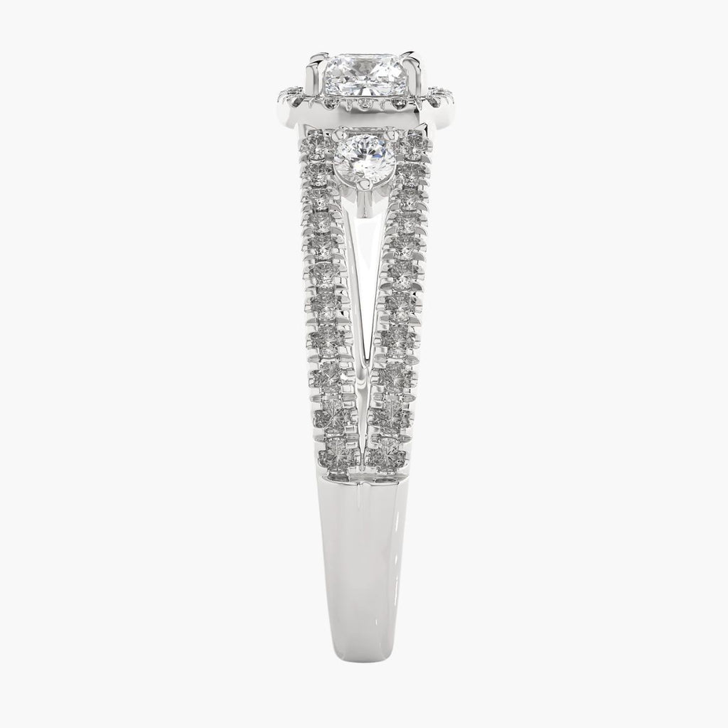Seraph V-Curve Cushion Ring