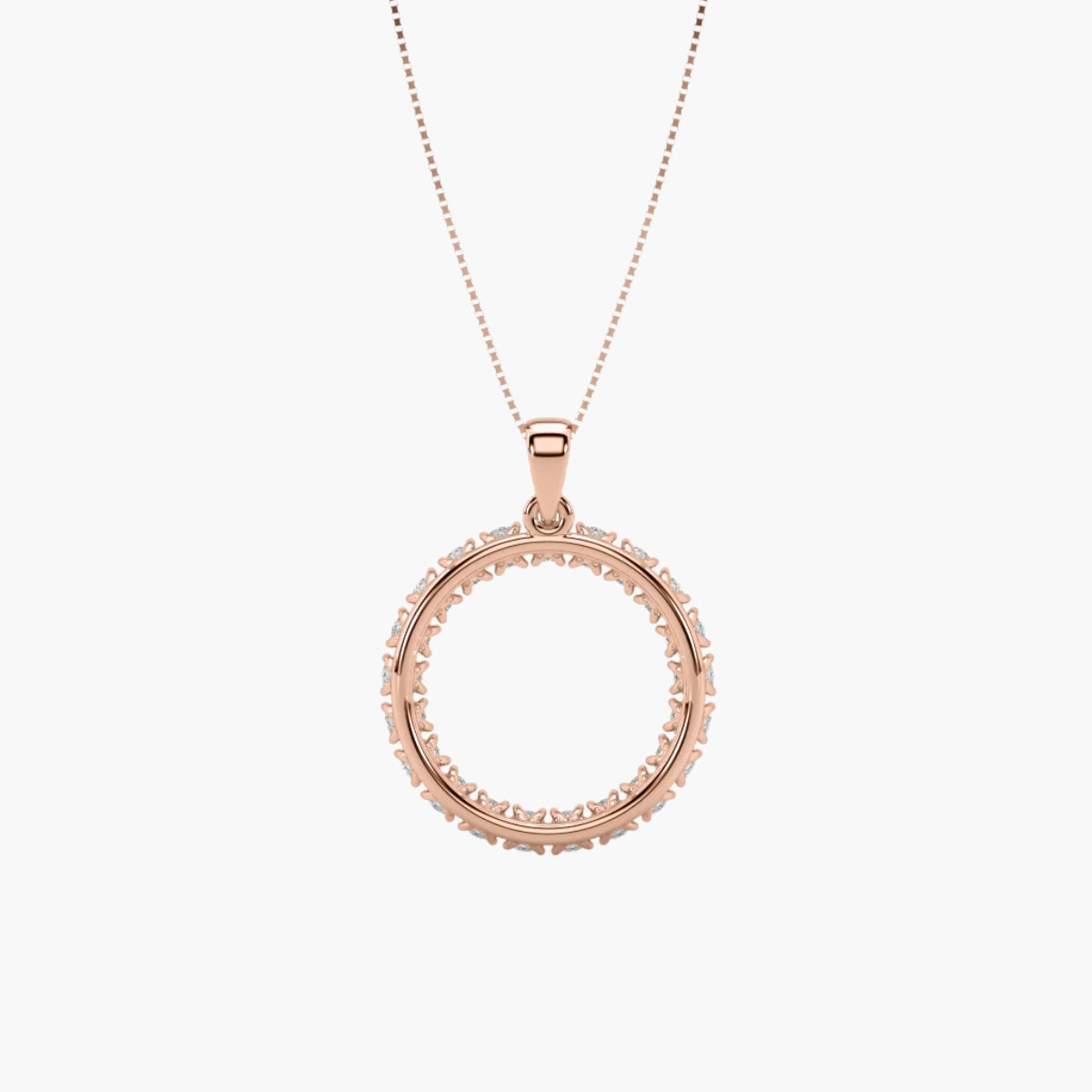 Orbit Charm Circle Pendant