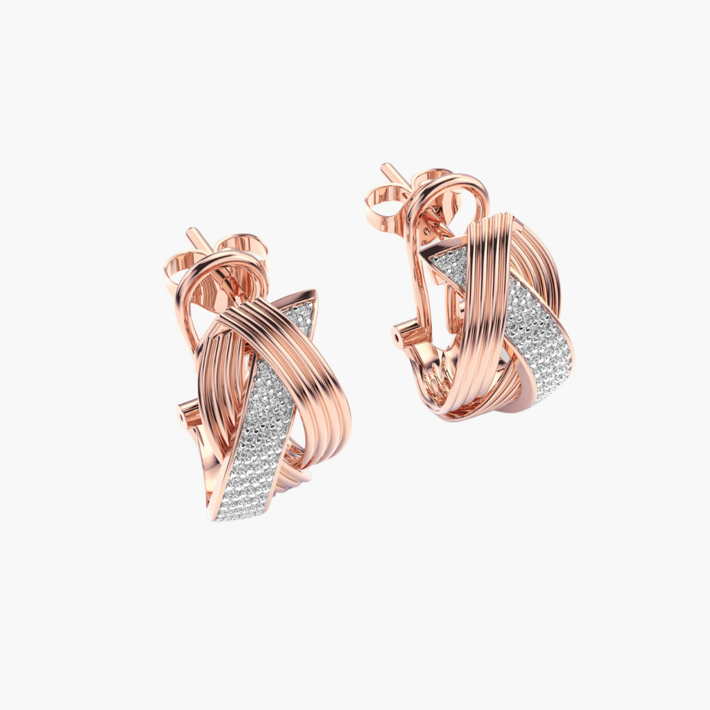 Tied Harmony Cluster Diamond Studs