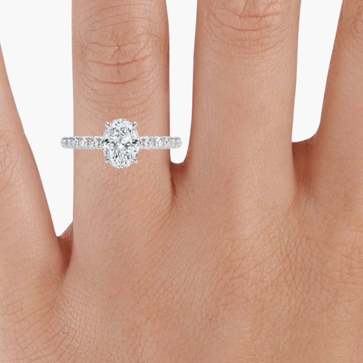 Elara Oval 1 ct Solitaire Ring