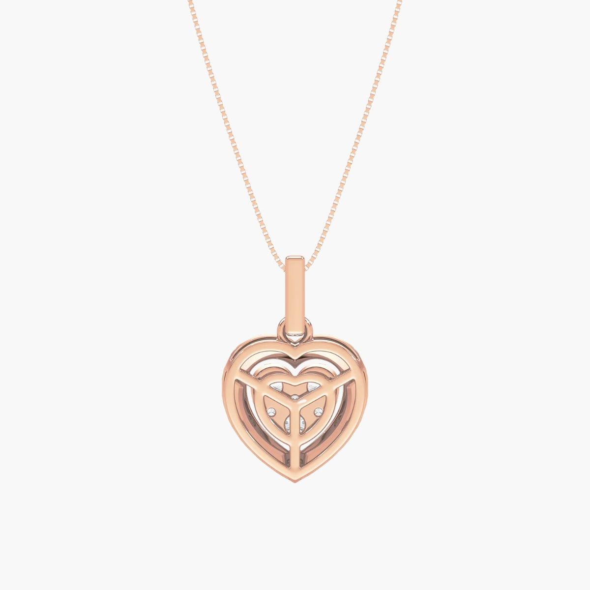 Heart Bloom Cluster Pendant