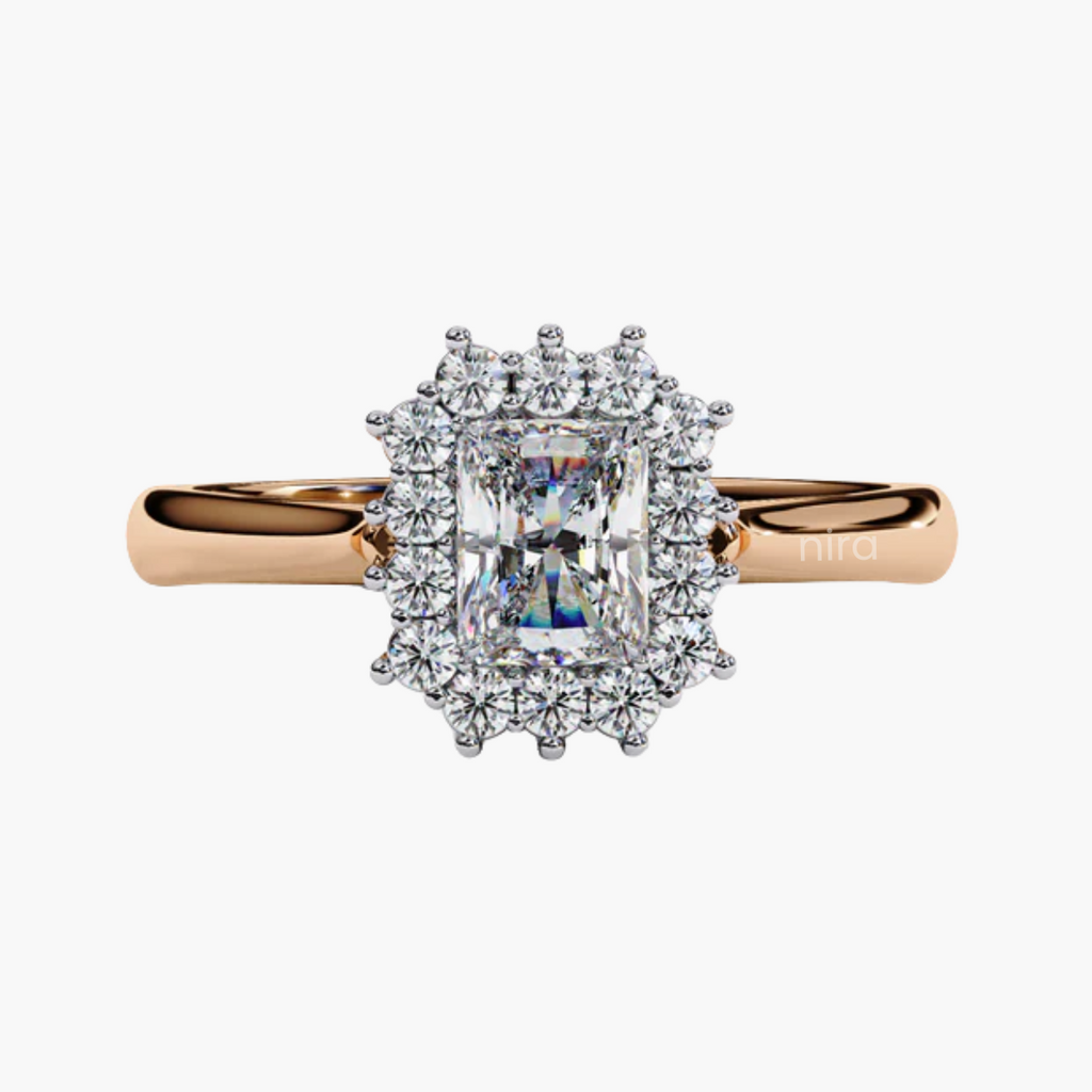 Halo Radiant 1.1 ct Ring