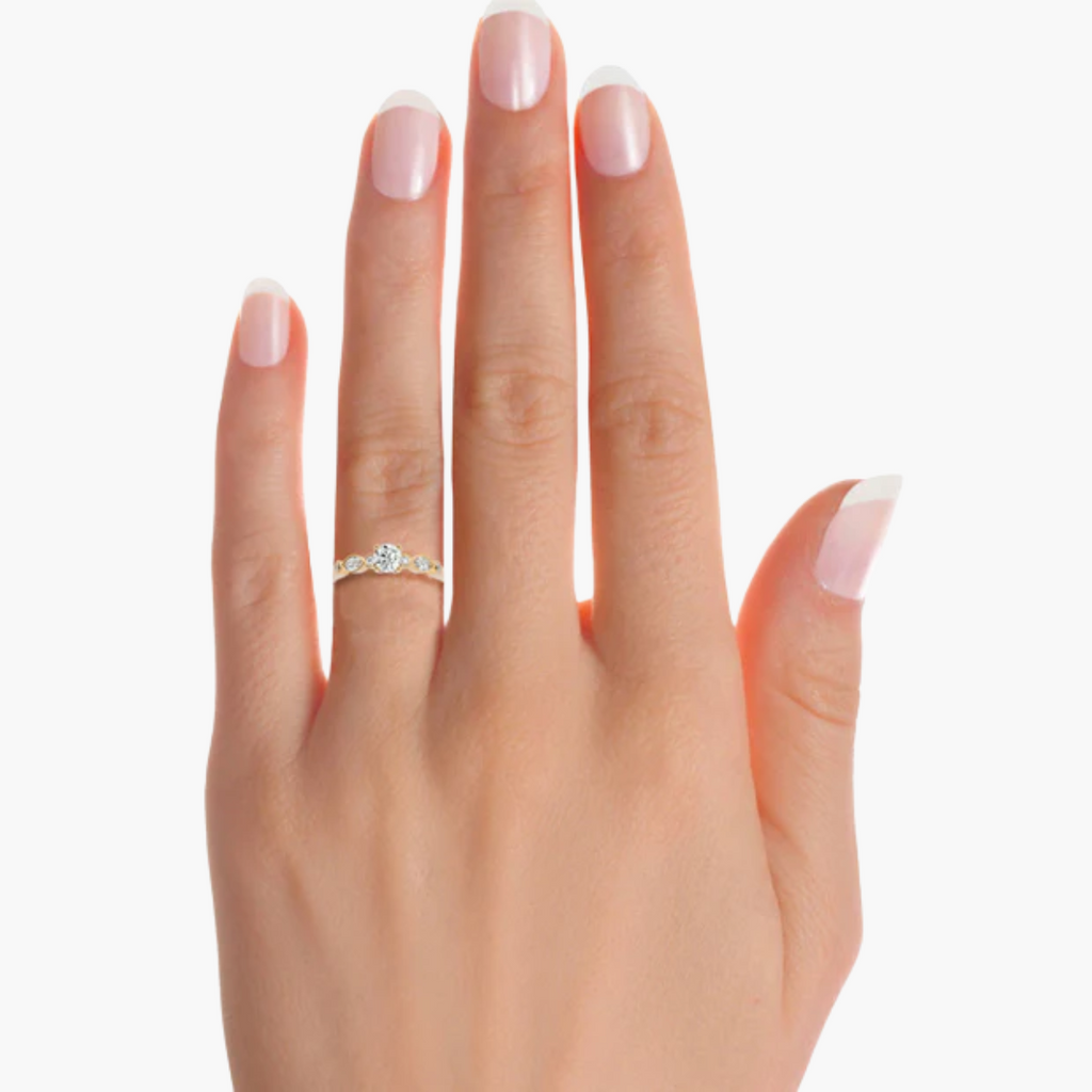 Fusion Marquise Cluster 0.92 ct Ring