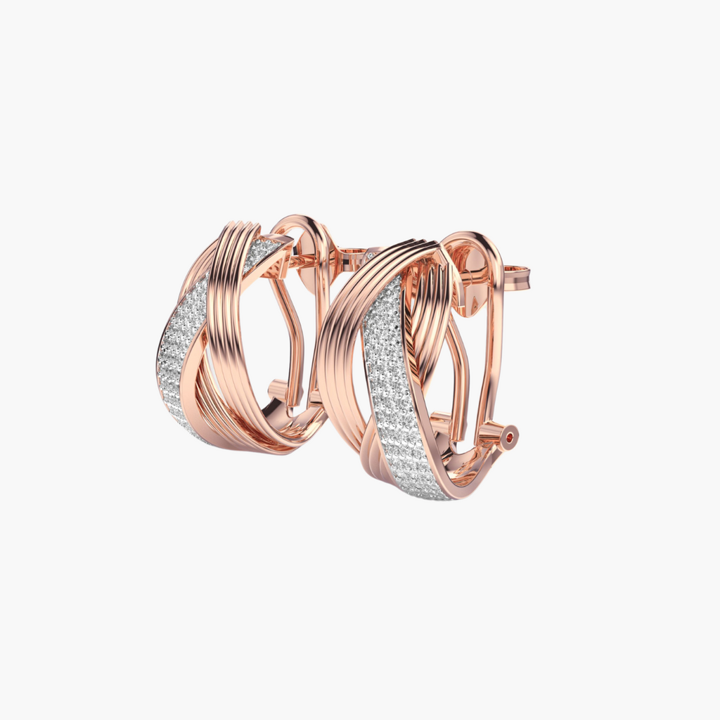 Tied Harmony Cluster Diamond Studs