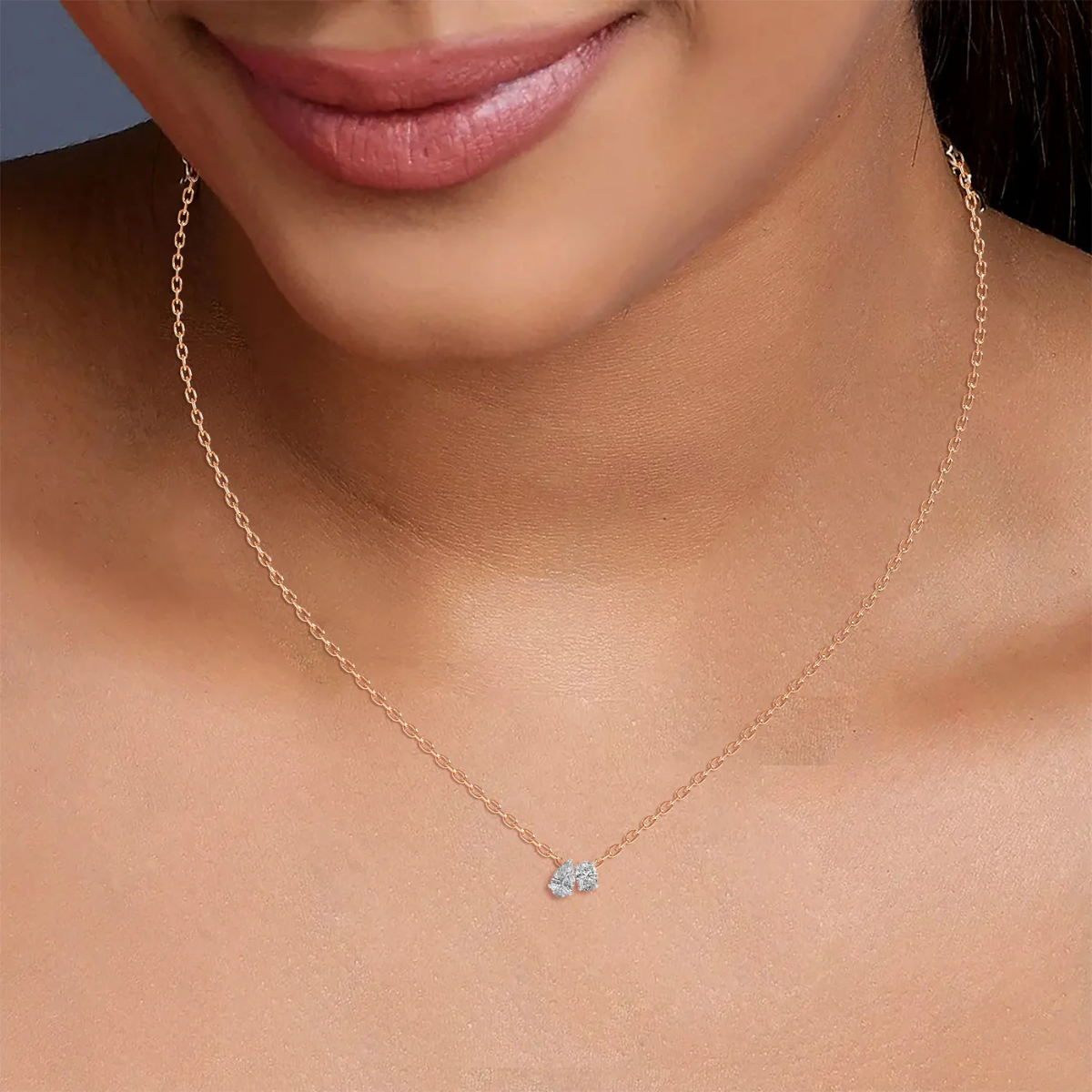 Gemini Duo Stone Pendant