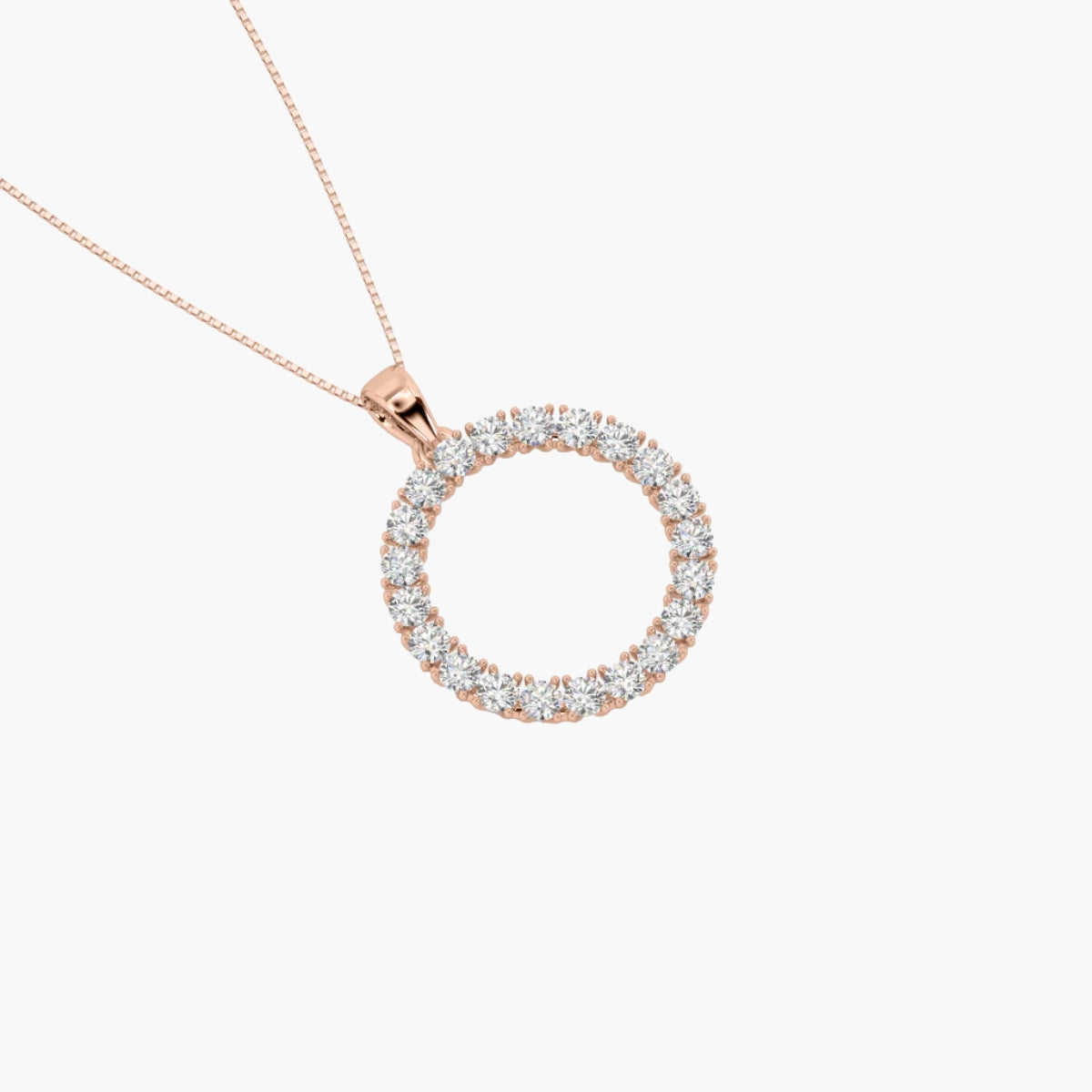 Orbit Charm Circle Pendant