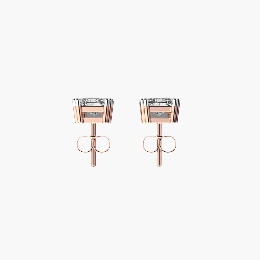Radiant Aura Solitaire Studs