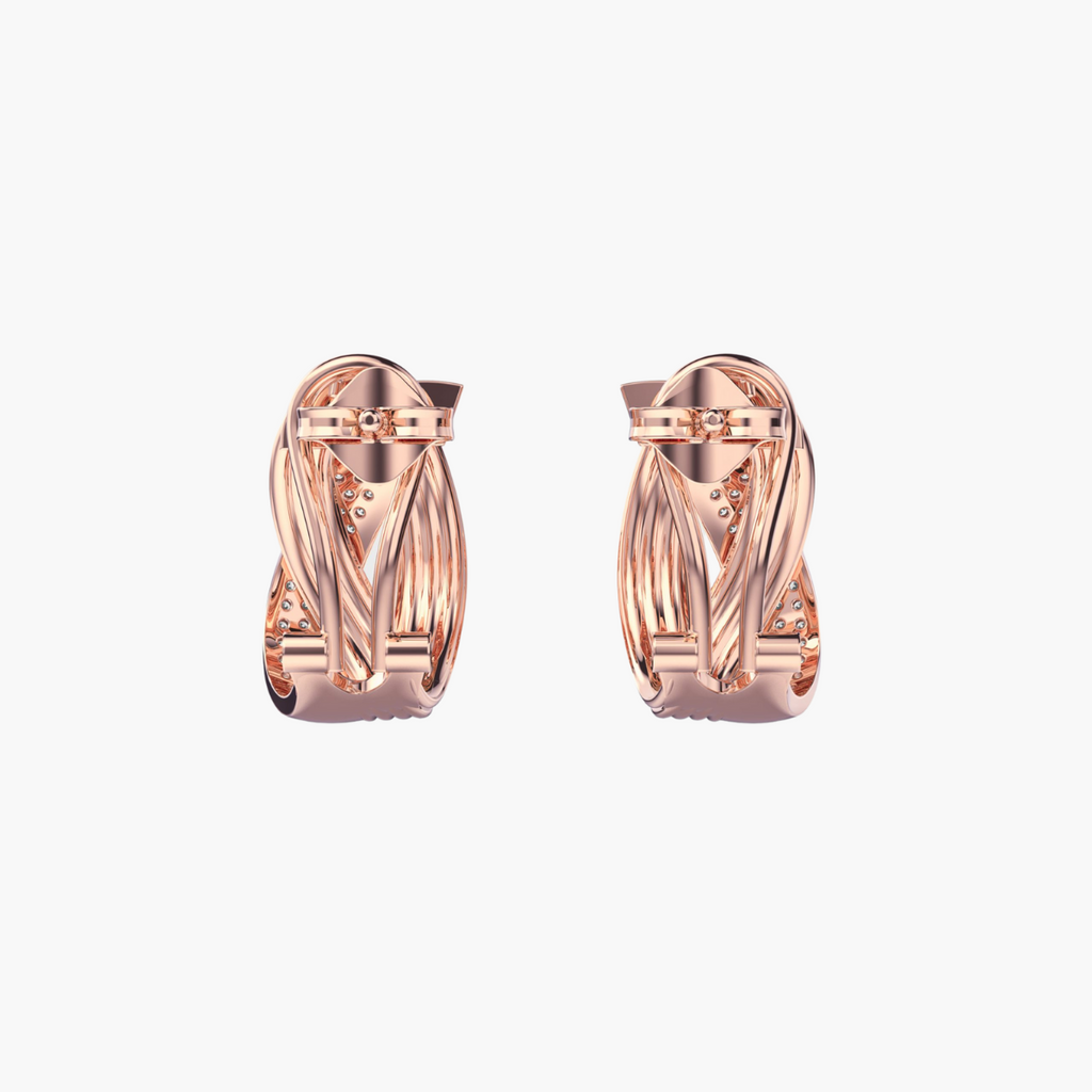Tied Harmony Cluster Diamond Studs
