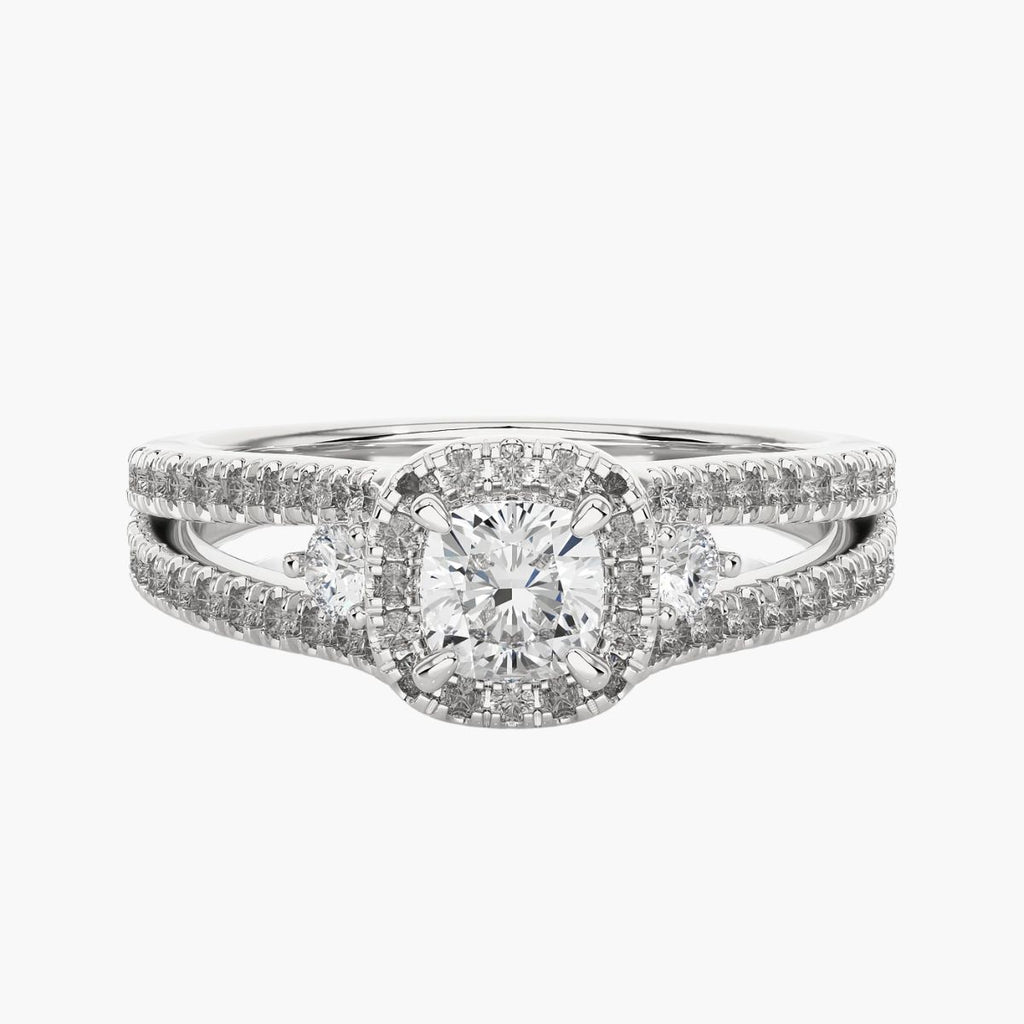 Seraph V-Curve Cushion Ring