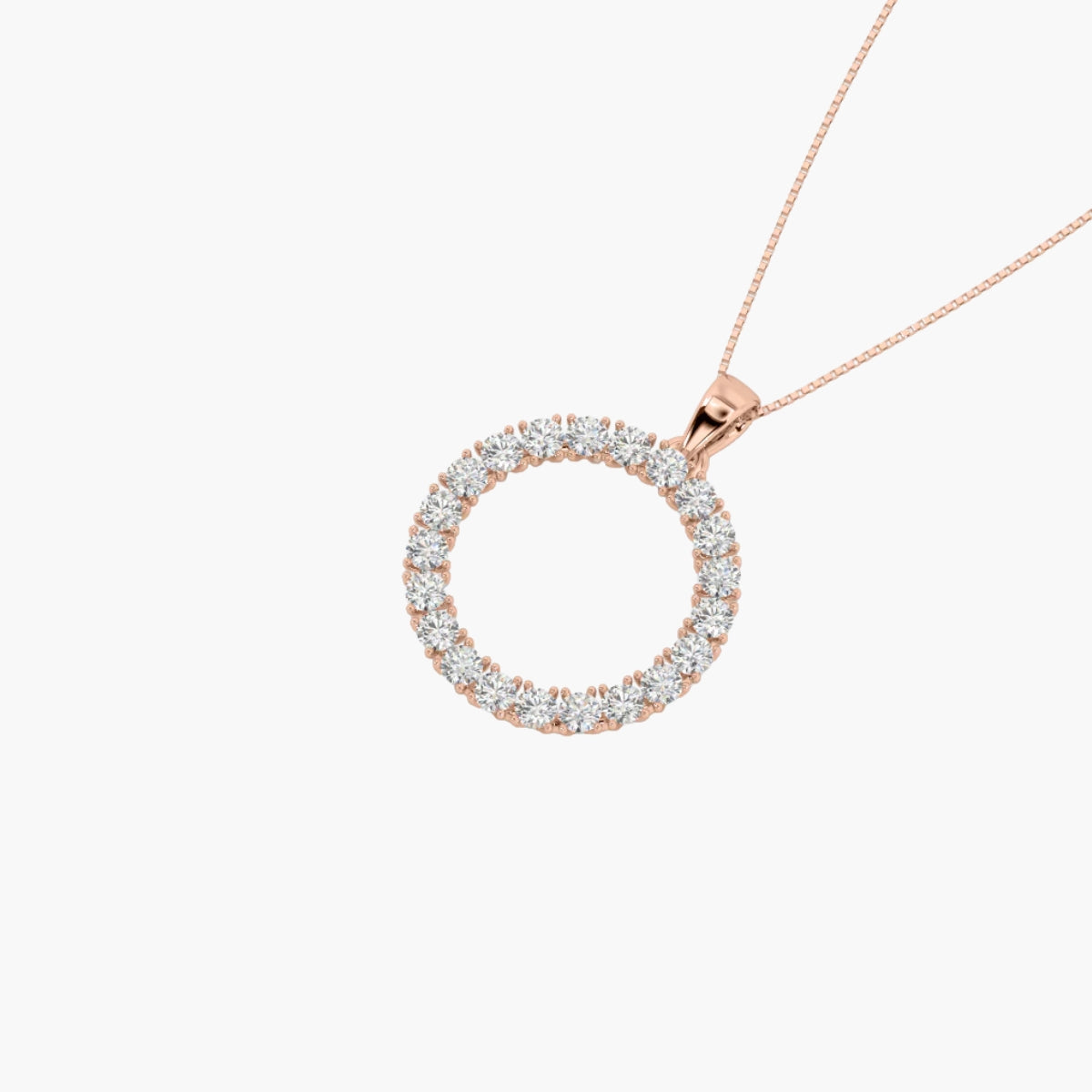 Orbit Charm Circle Pendant
