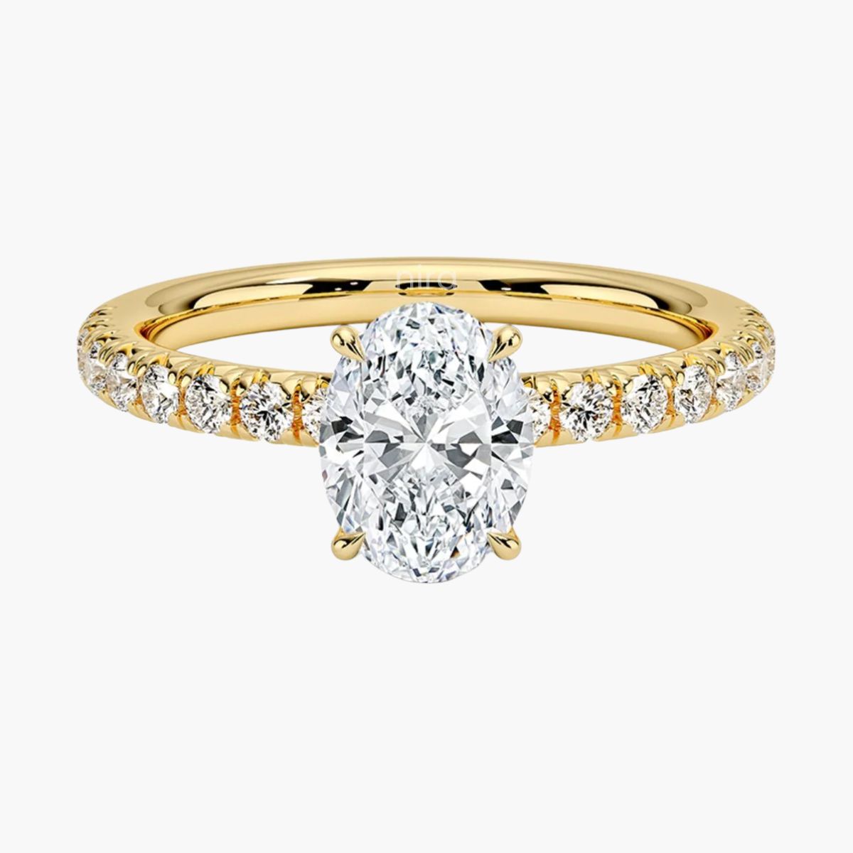 Elara Oval 1 ct Solitaire Ring
