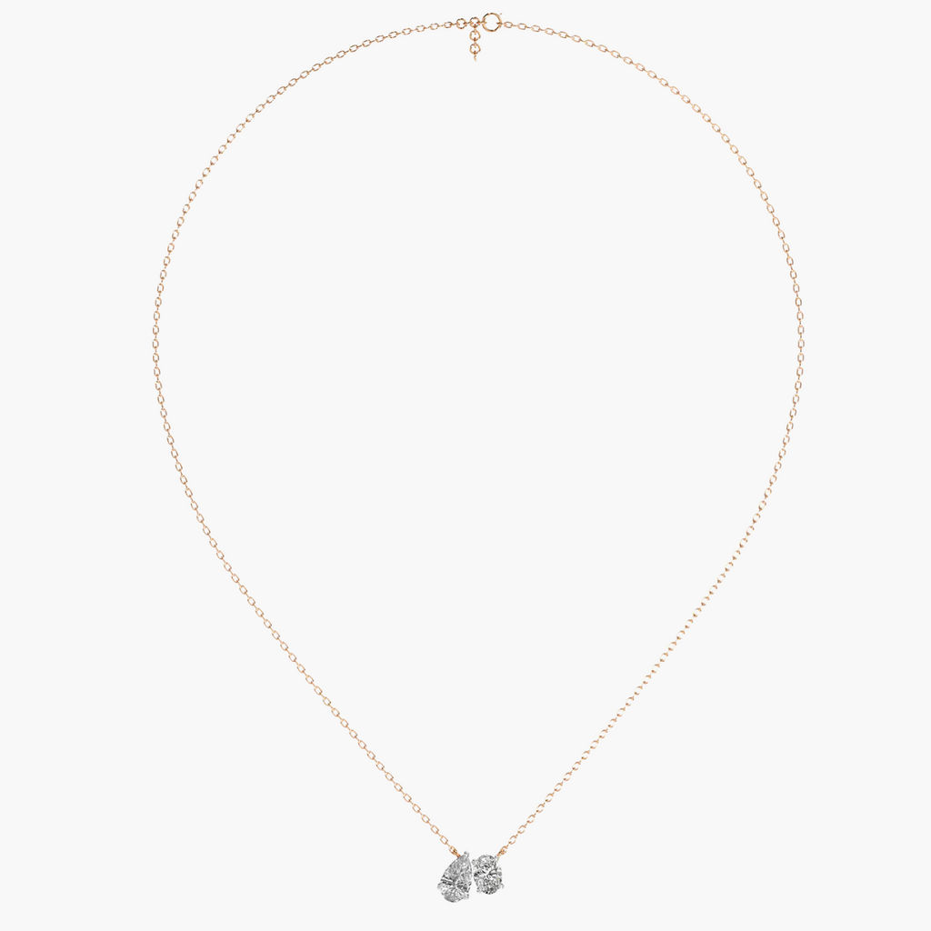 Gemini Duo Stone Pendant