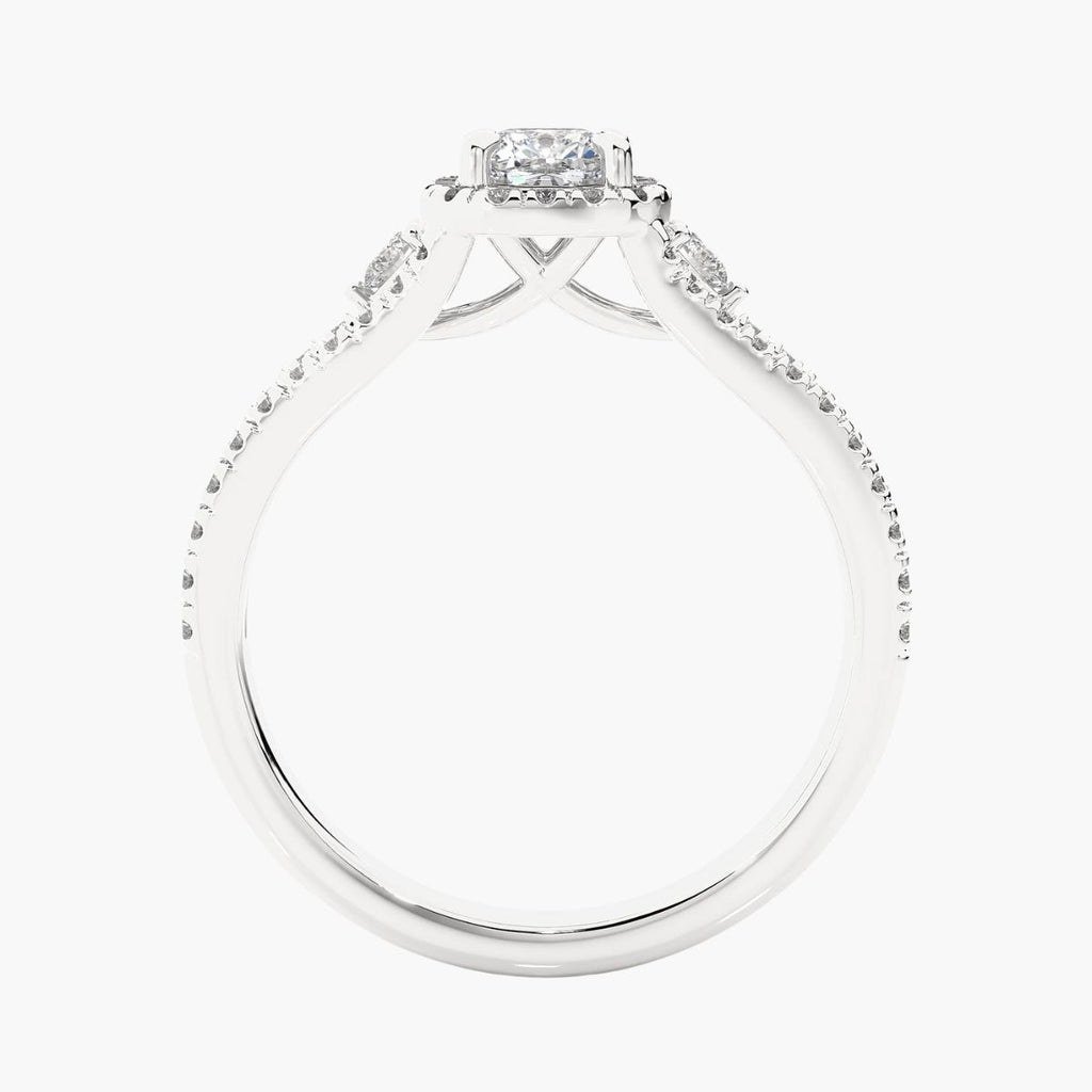Seraph V-Curve Cushion Ring