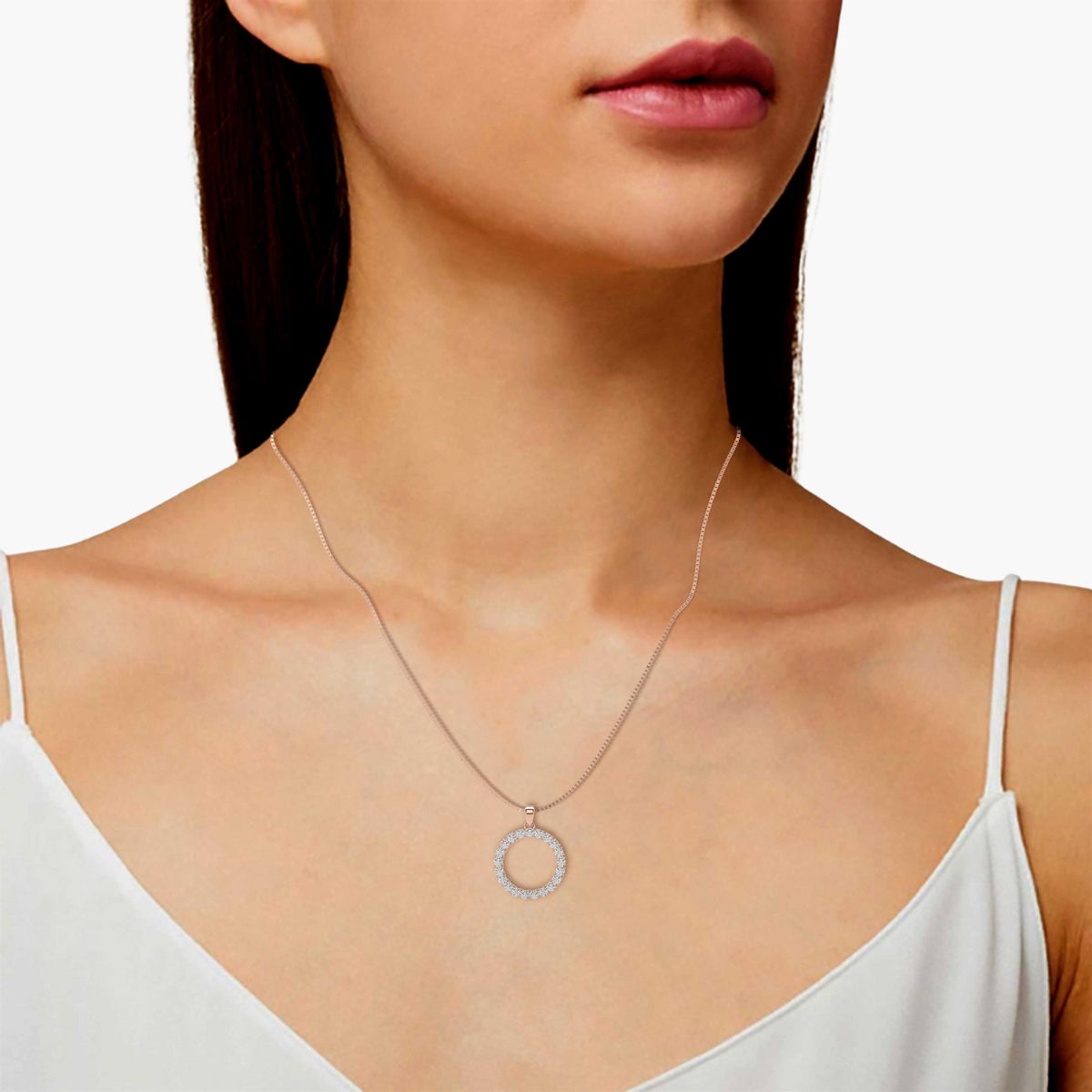 Orbit Charm Circle Pendant