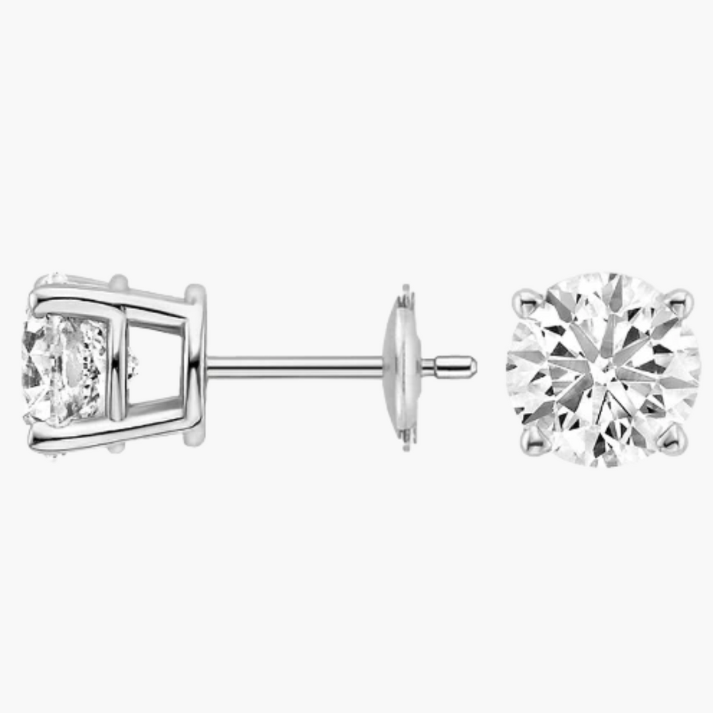 Heritage Round Solitaire Studs