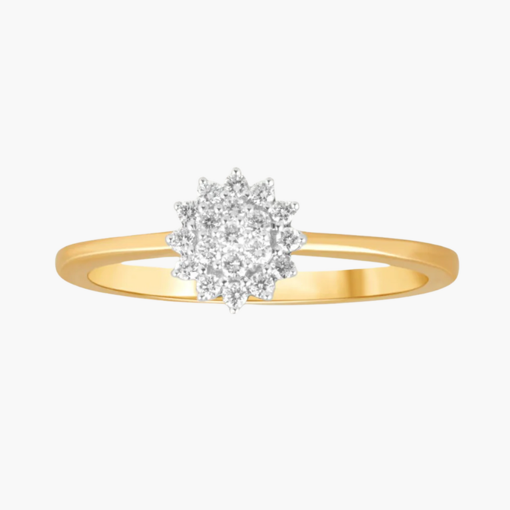 Cluster Spark 0.14 ct Ring