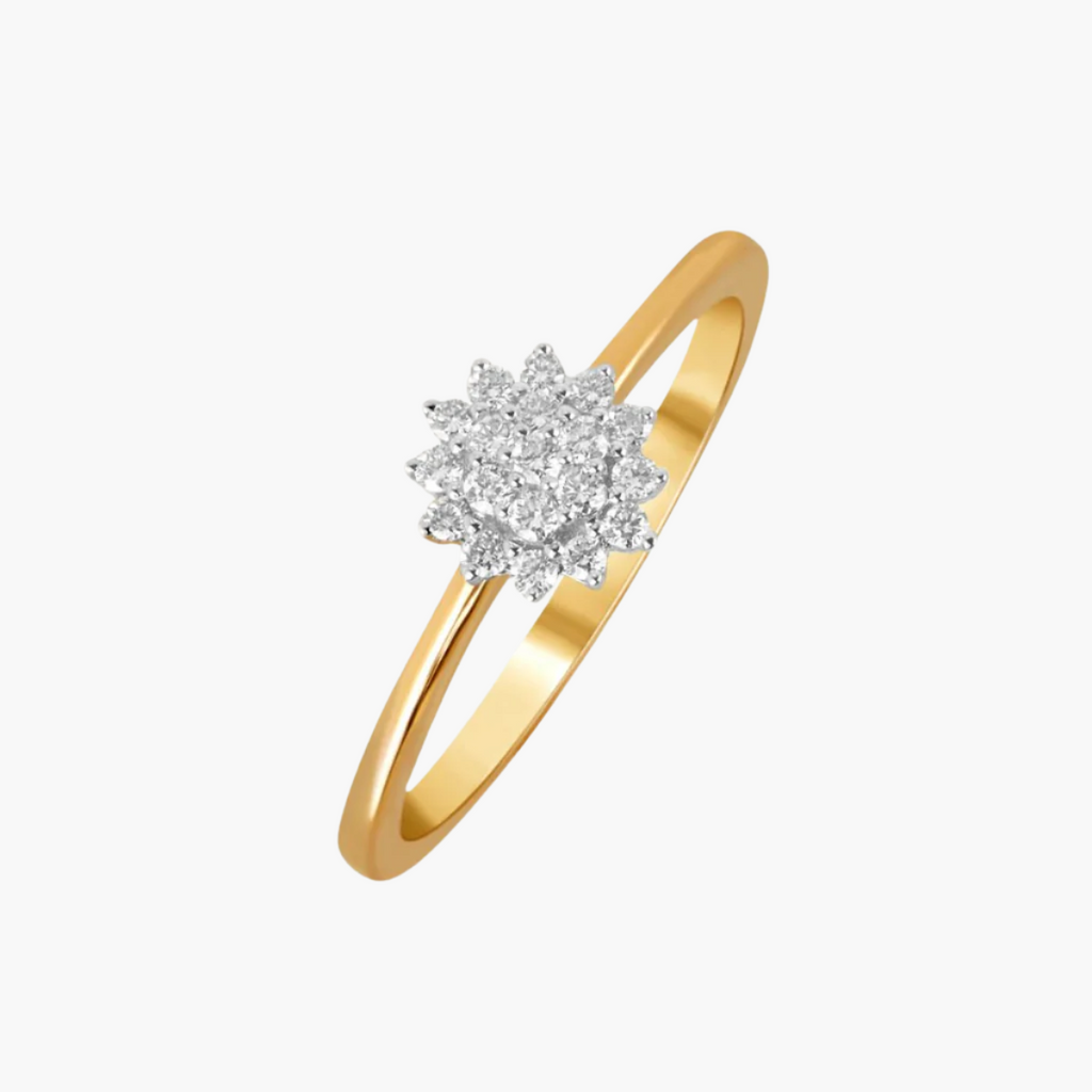 Cluster Spark 0.14 ct Ring