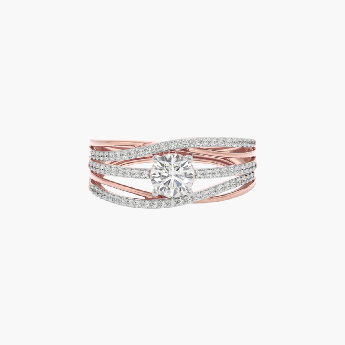 Moonlight Round 0.73 ct Solitaire Ring