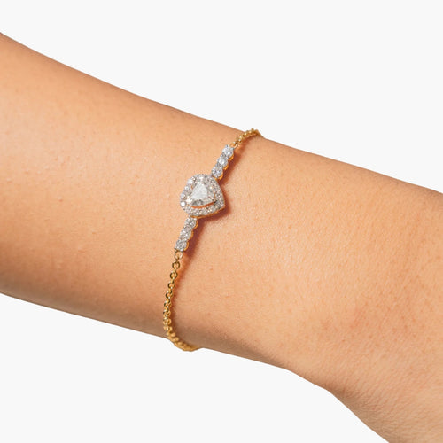 Amour Heart Diamond Bracelet