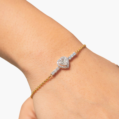Amour Heart Diamond Bracelet